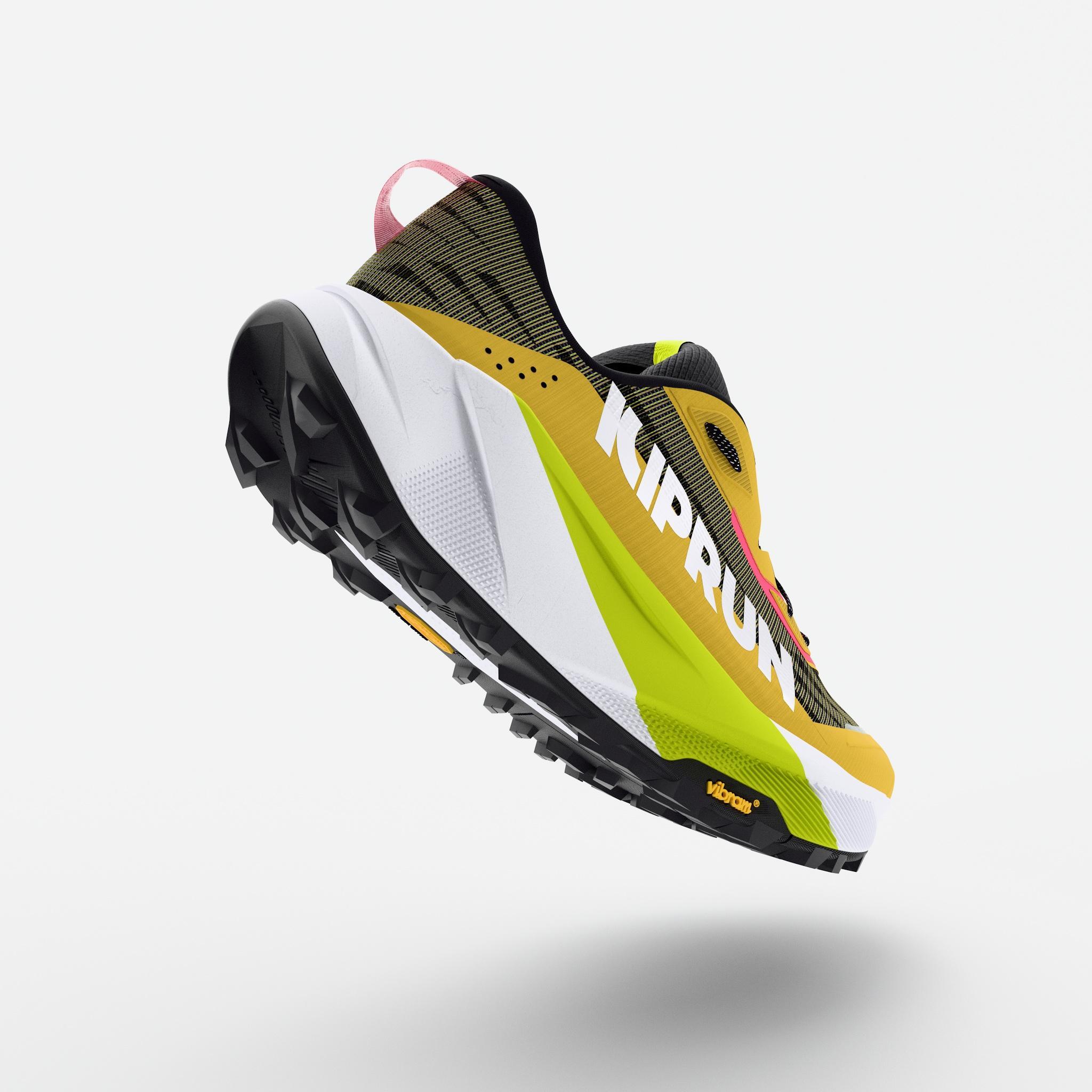 Chaussures de trail running homme, Kiprun Kipsummit Max jaune