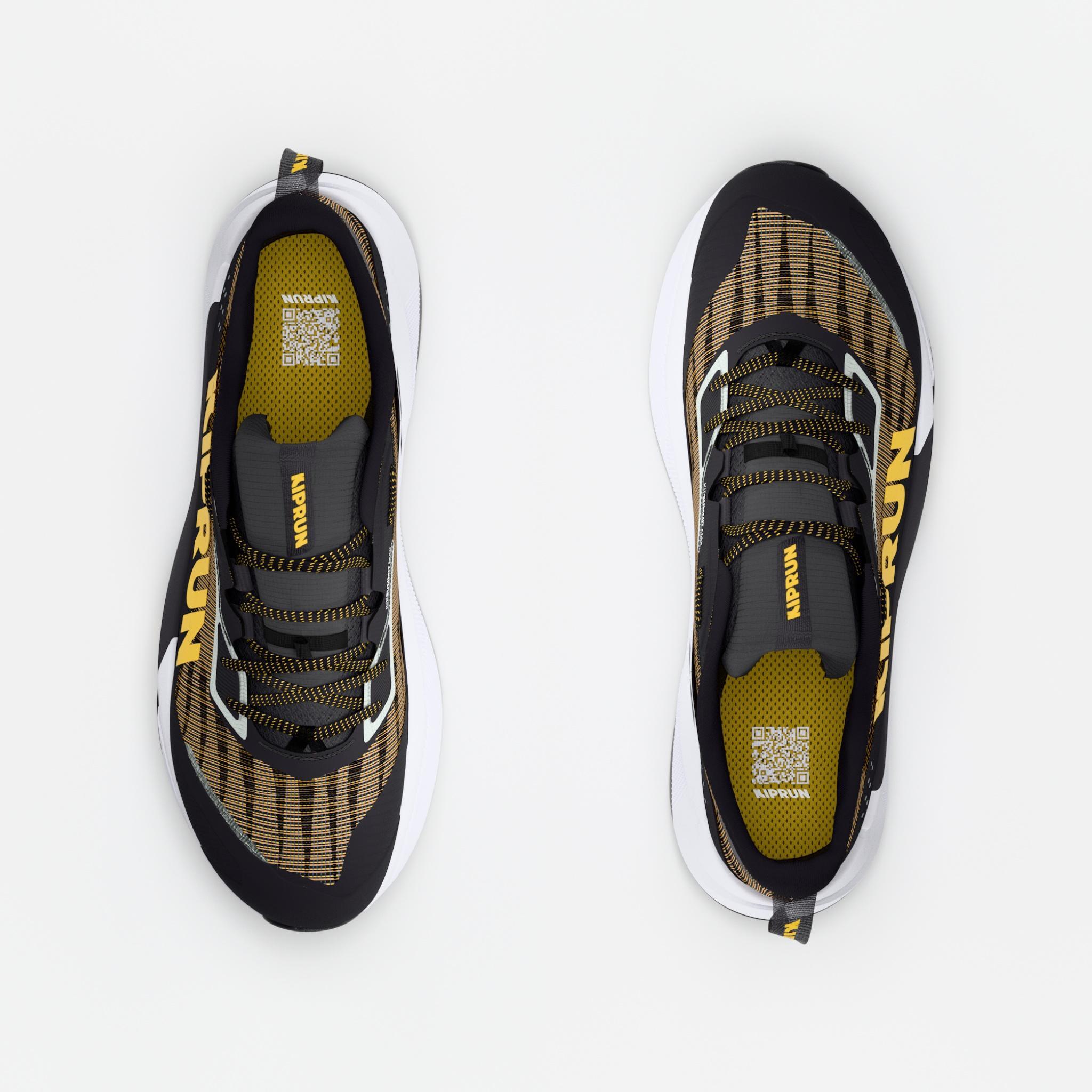 Chaussures de running trail homme, Kiprun kipsummit max, noir et orange 7/10