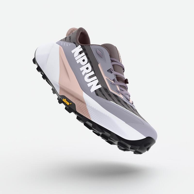 Încălțăminte de alergare trail Kiprun kipsummit max, mov Damă