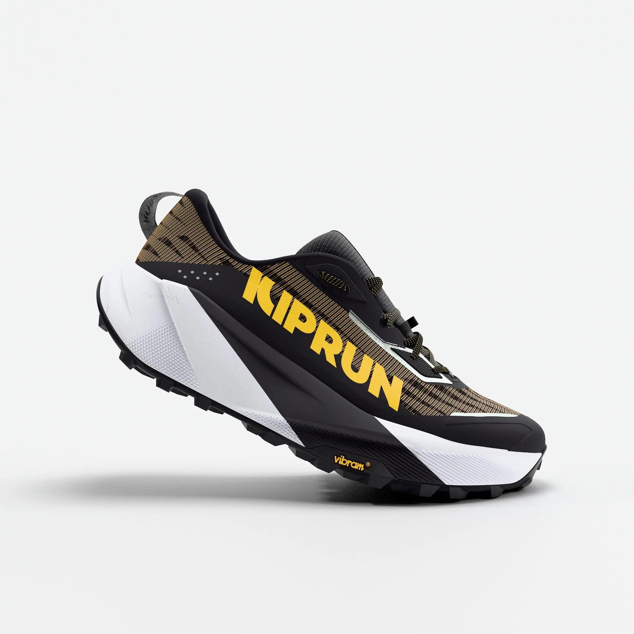 Chaussures de running trail homme, Kiprun kipsummit max, noir et orange 4/10