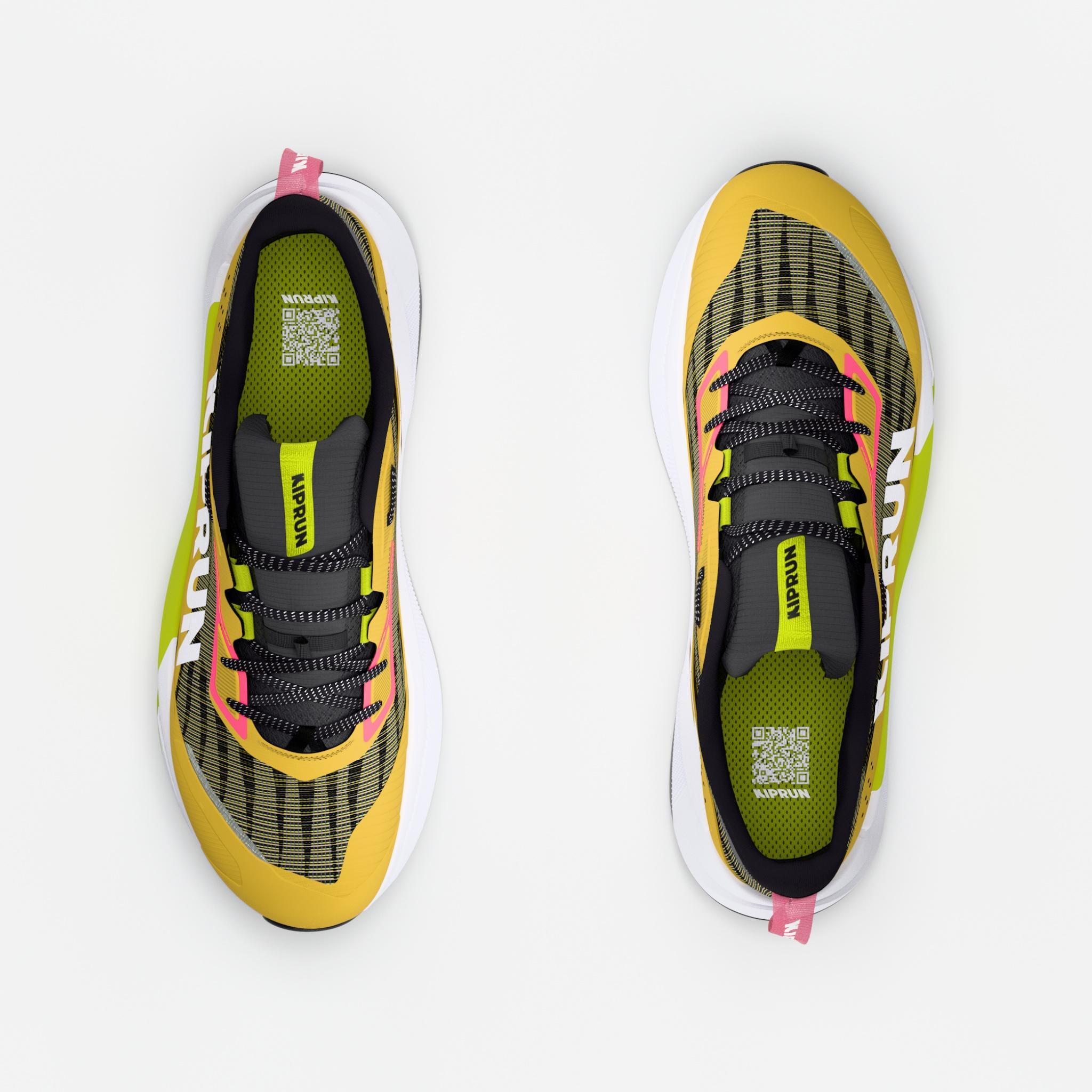 Chaussures de trail running homme, Kiprun Kipsummit Max jaune