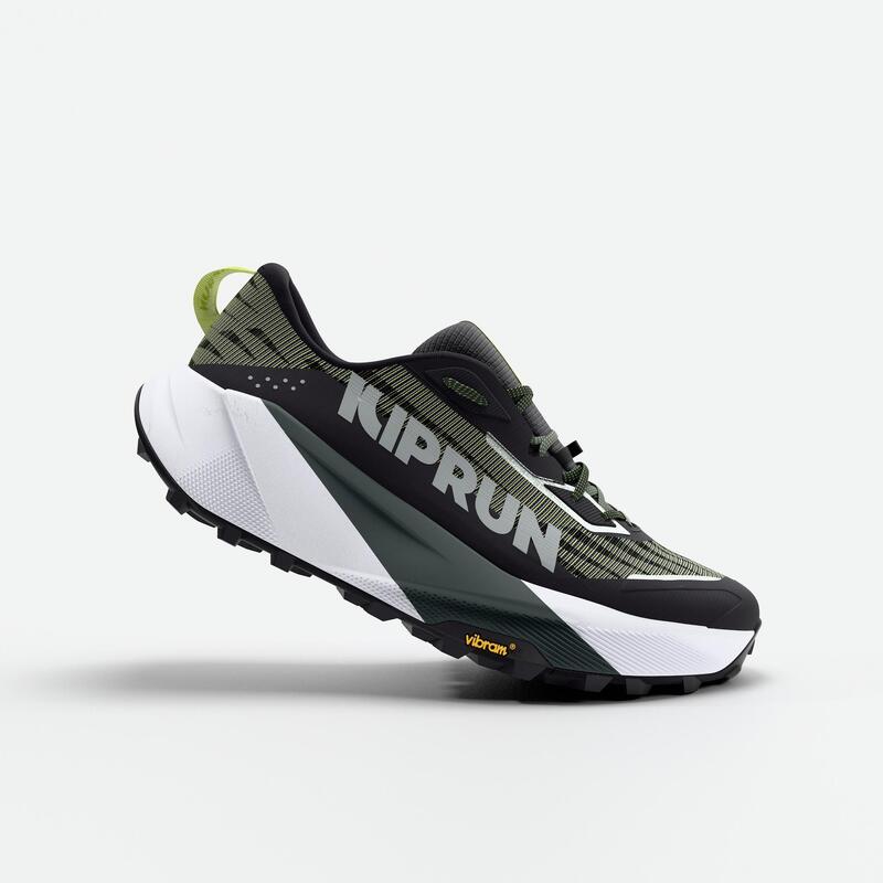 Încălțăminte de trail și alergare Kiprun Kipsummit Max verde și negru Bărbați
