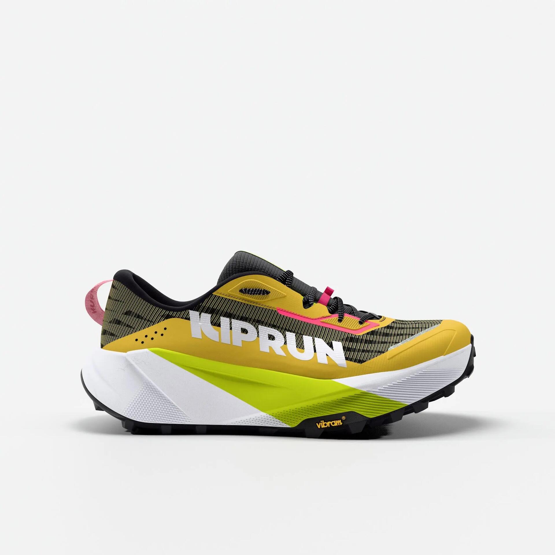 Tênis Feminino de Corrida em Trilha Kipsummit Max Kiprun Amarelo