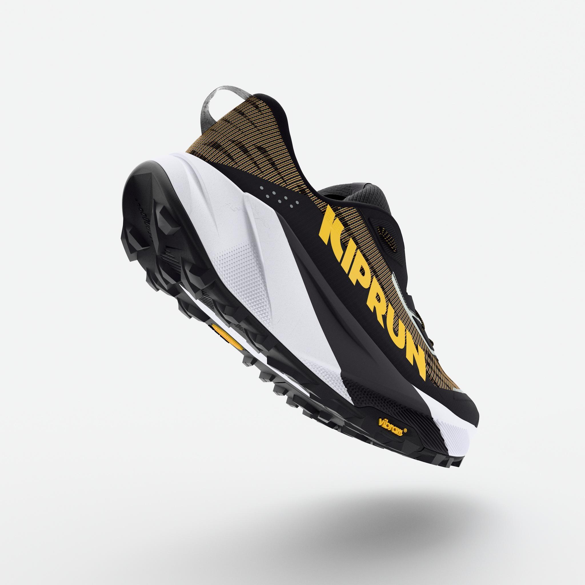 Chaussures de running trail homme, Kiprun kipsummit max, noir et orange 3/10