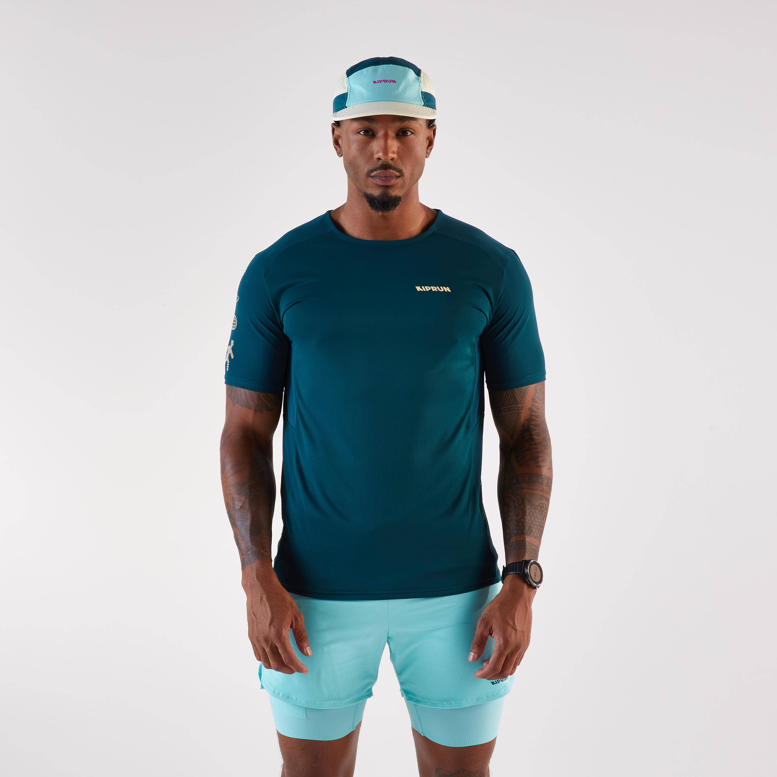 Men's Running T-shirt Kiprun Run 900 Light Blue -  1