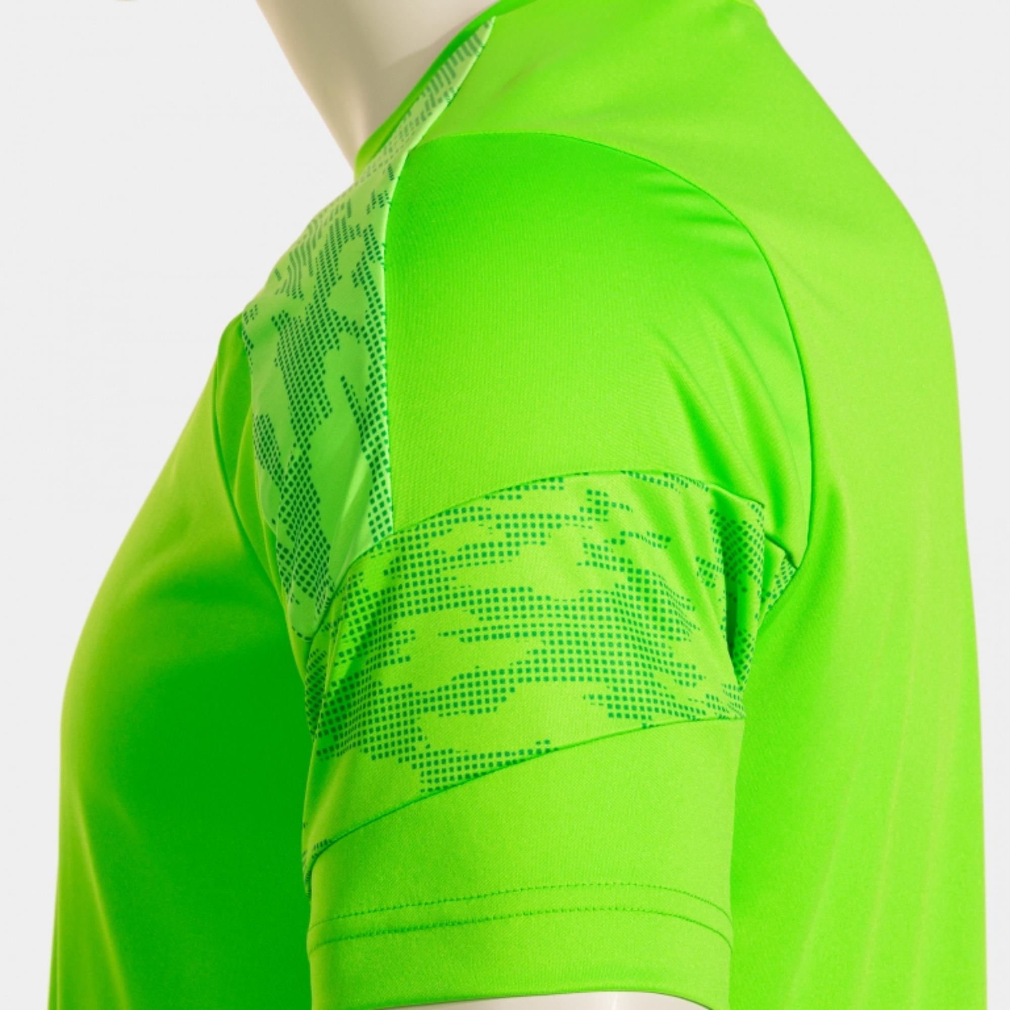 Camiseta Joma Manga Corta Championship VIII Niño Verde Fluor - CD 4/4