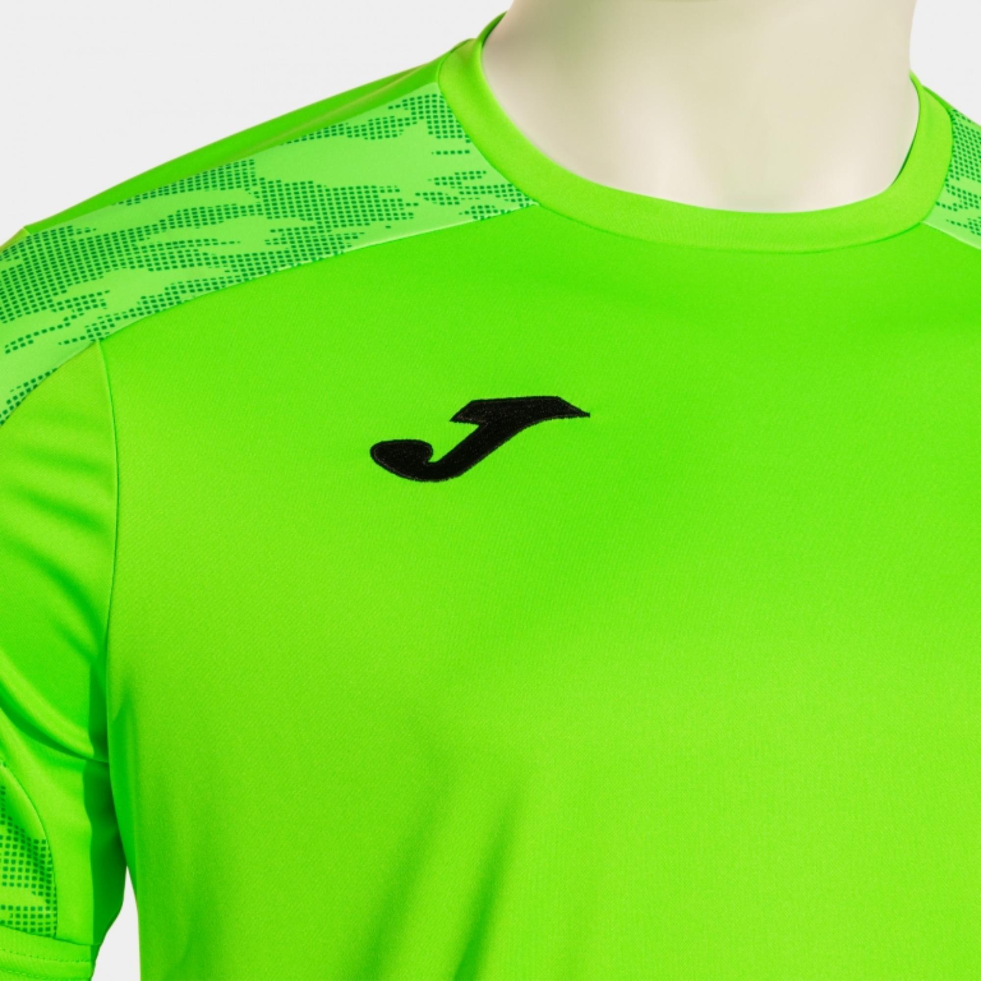 Camiseta Joma Manga Corta Championship VIII Niño Verde Fluor - CD 2/4