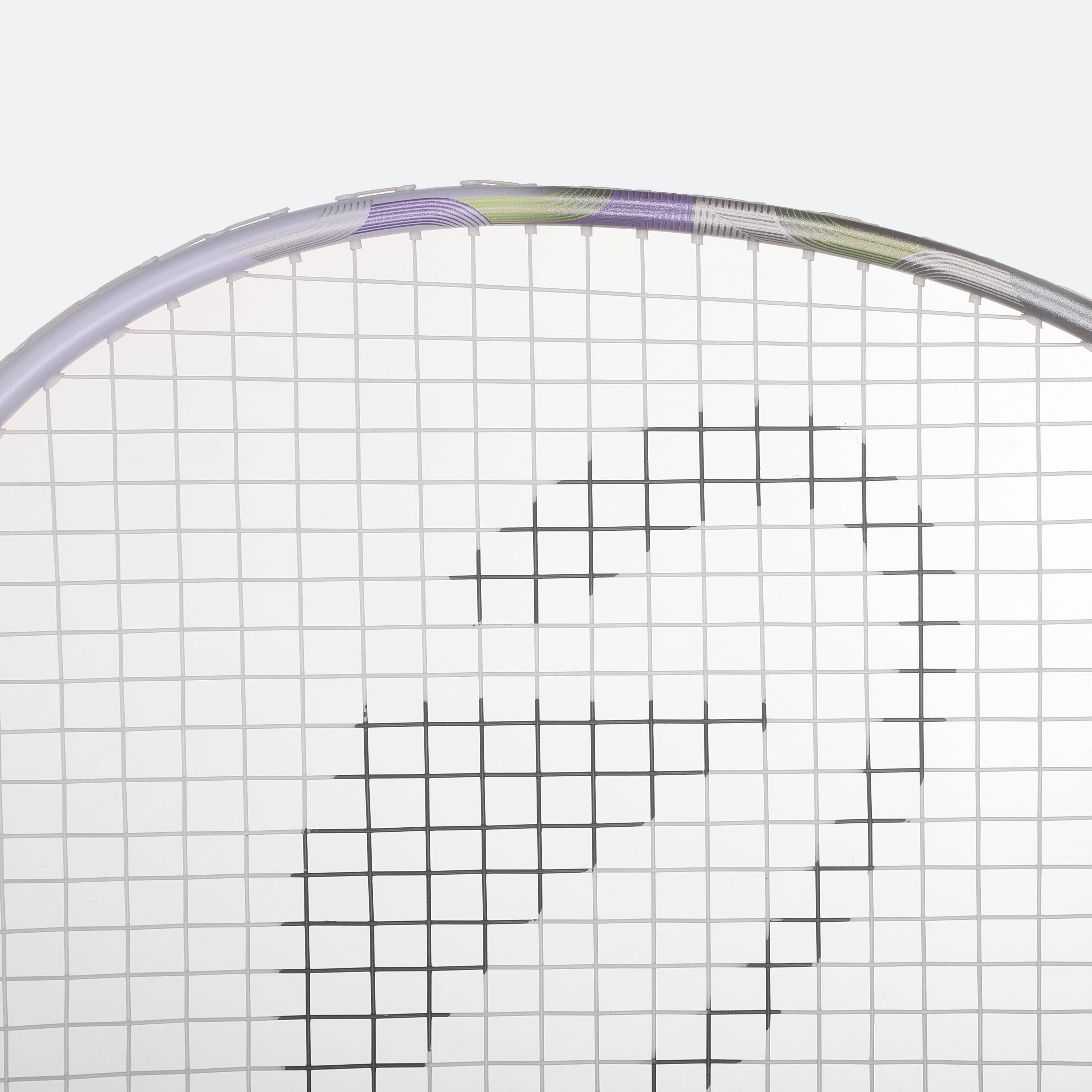 ADULT BADMINTON RACKET BR SENSATION 530 FOGGY BLUE -  5