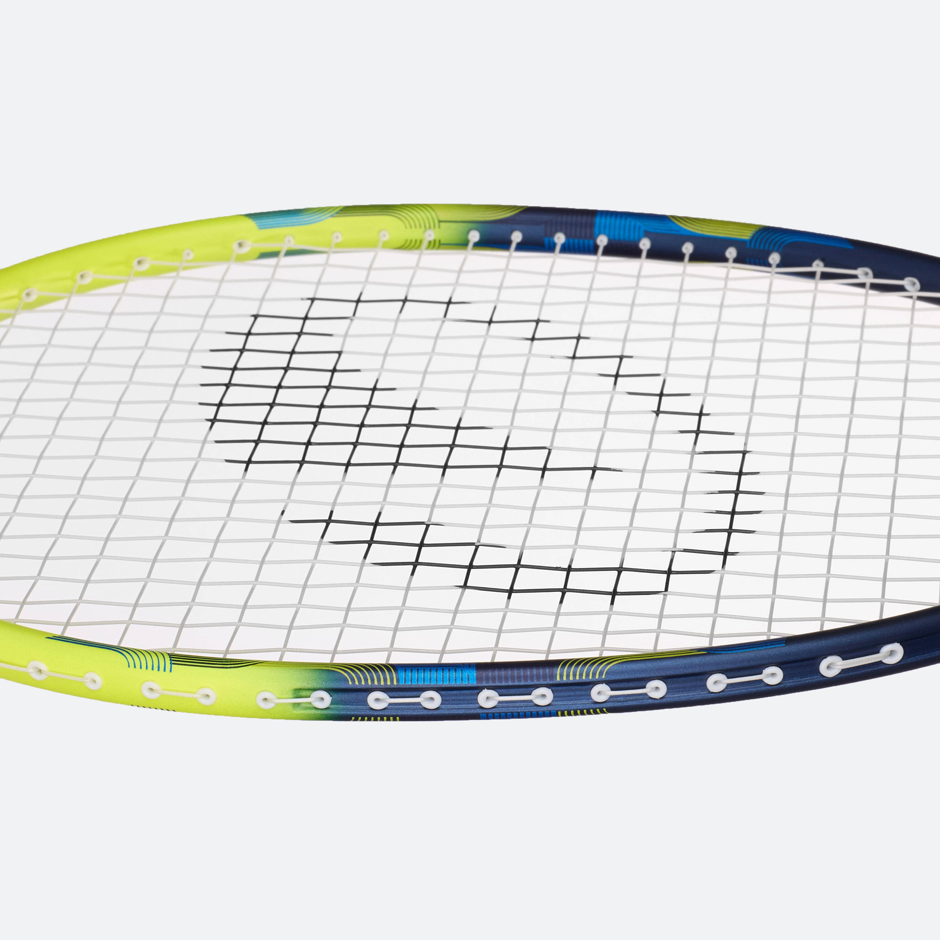 ADULT BADMINTON RACKET BR SENSATION 530 LIME -  3