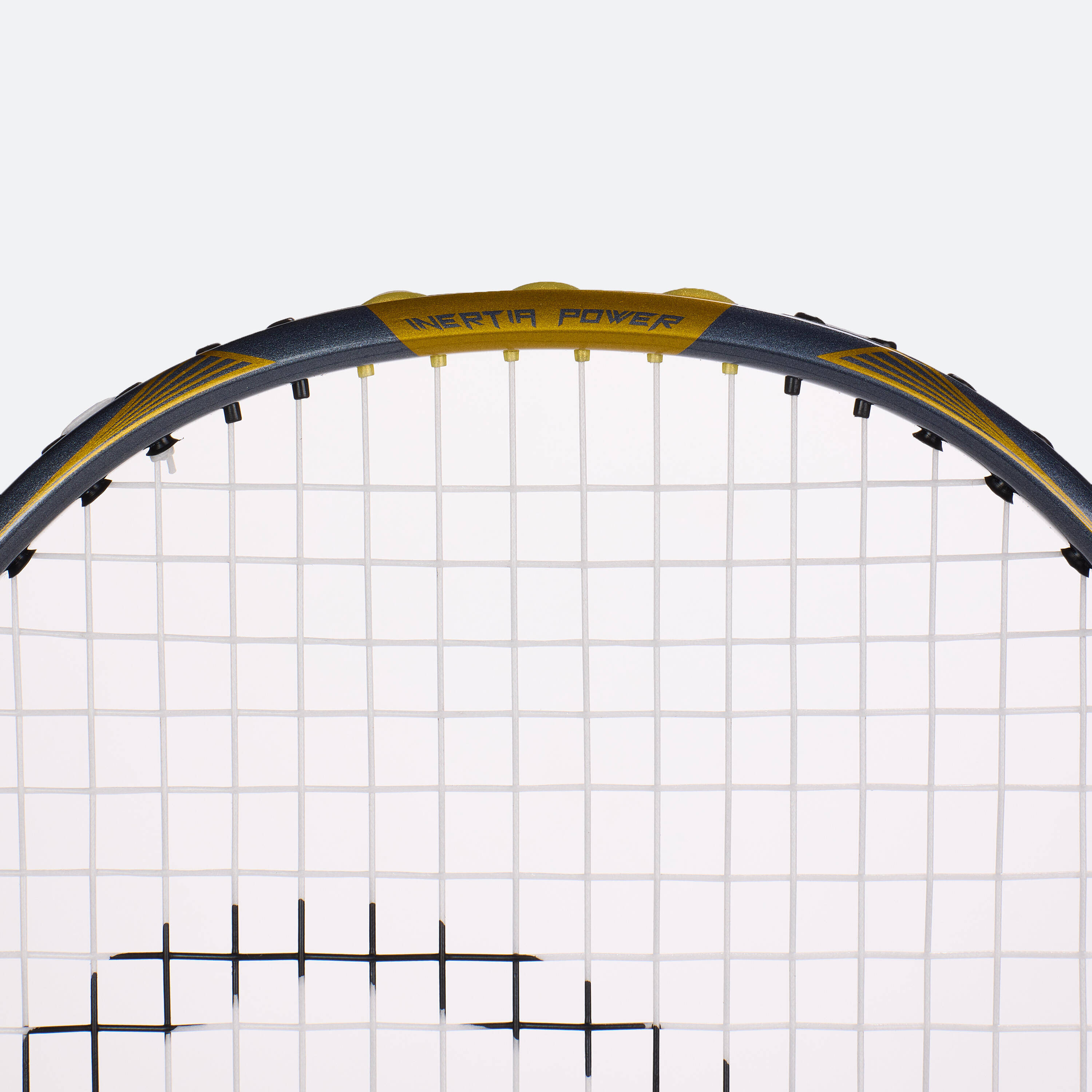 ADULT BADMINTON RACKET BR PERFORM 590 ASPGRALT GREY -  4