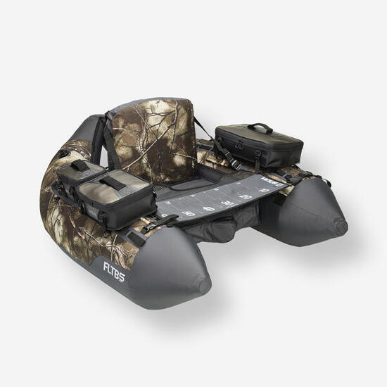 Belly boat FLTB 5 V2 motorizzabile grigio-arancione