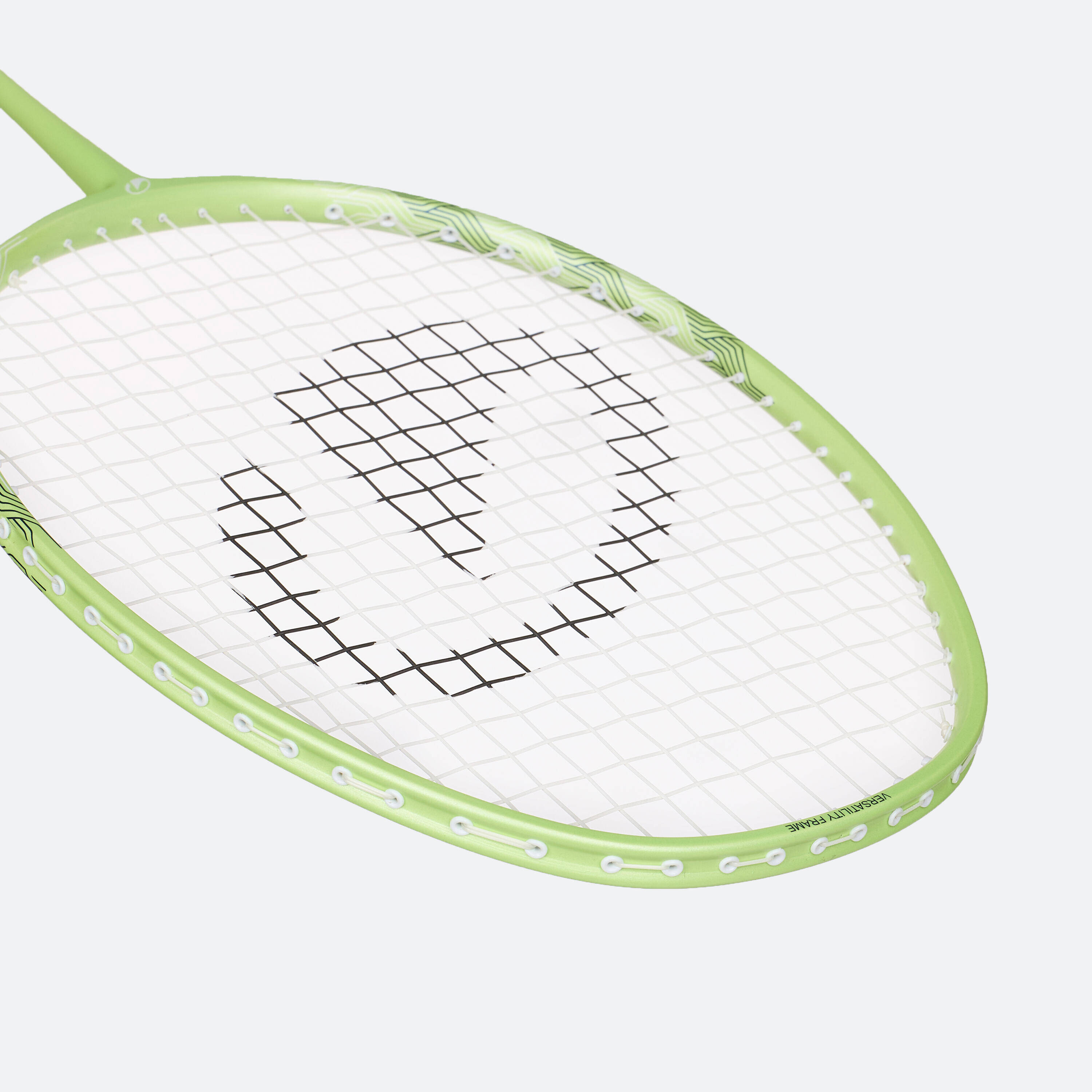 ADULT BADMINTON RACKET BR SENSATION 190 LIME -  5