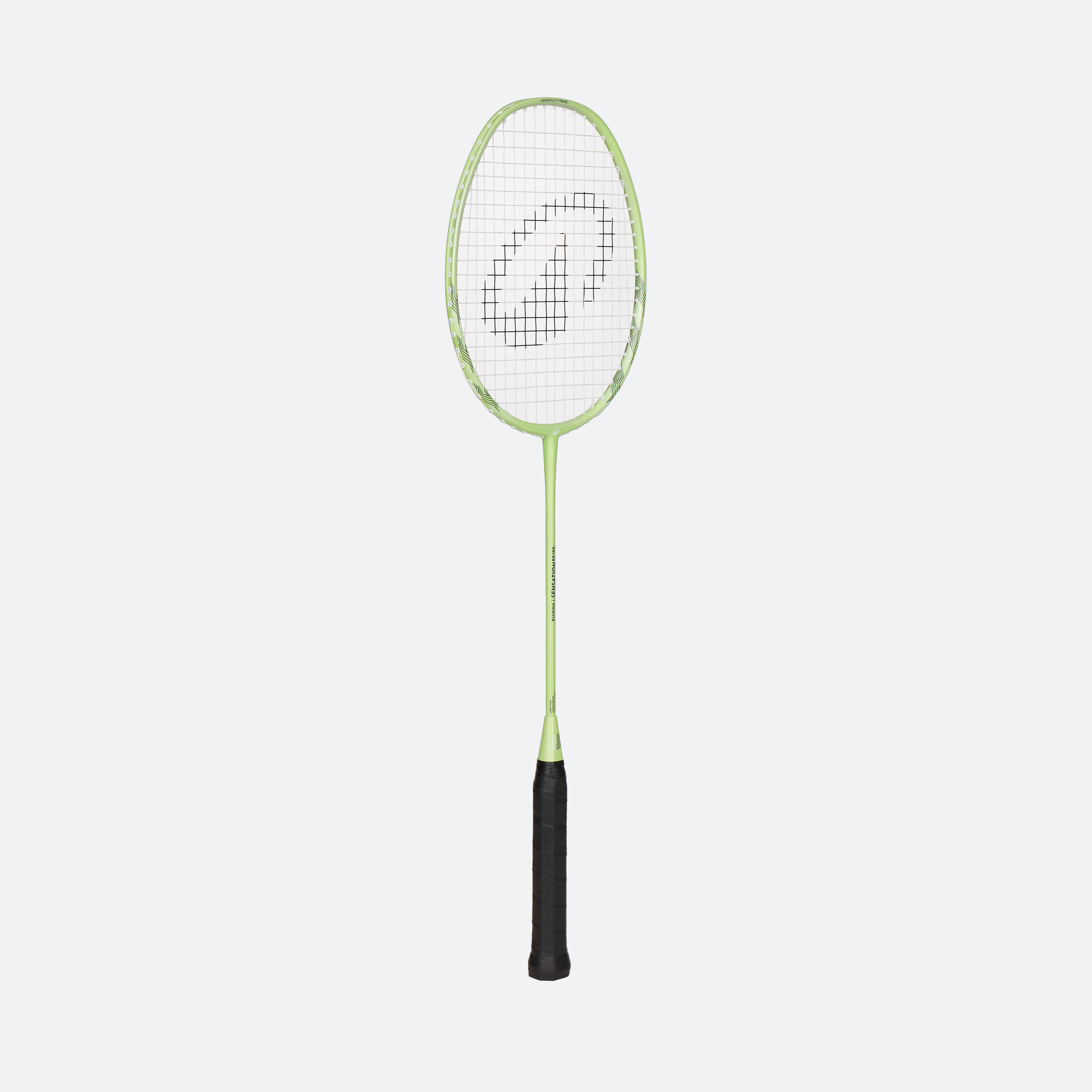 ADULT BADMINTON RACKET BR SENSATION 190 LIME -  1