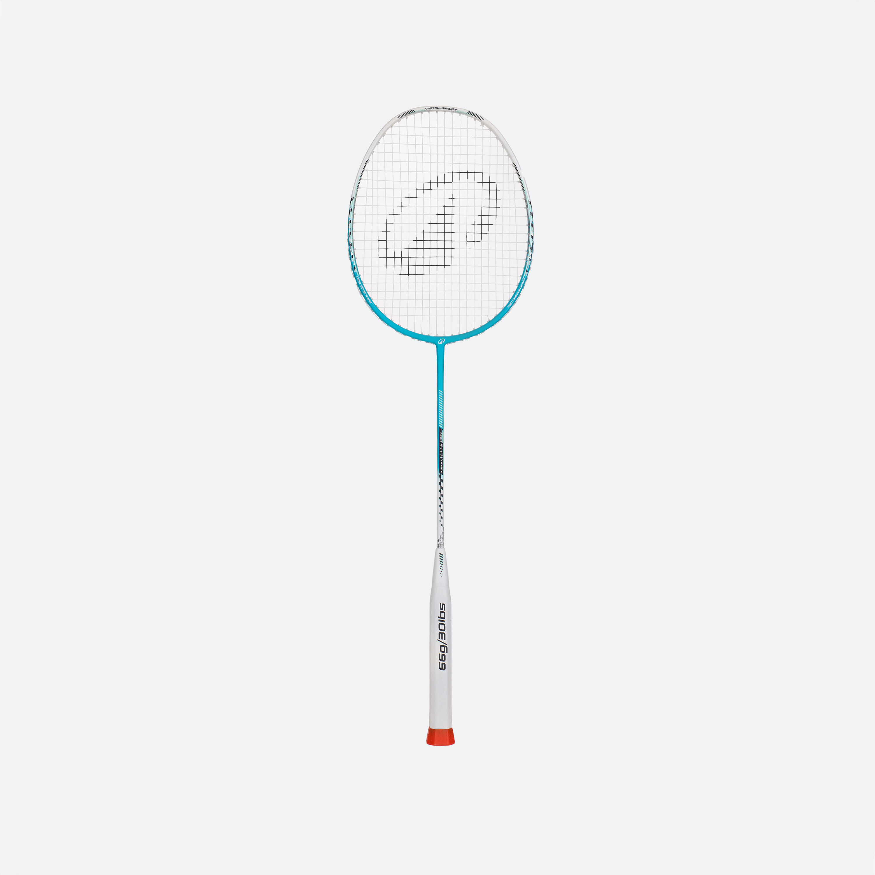 ADULT BADMINTON RACKET BR LITE 590 TURQUOISE BLUE
