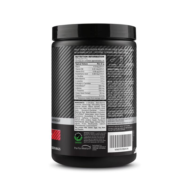 Pudră Pre-workout Fruit Punch, Platinum 420g