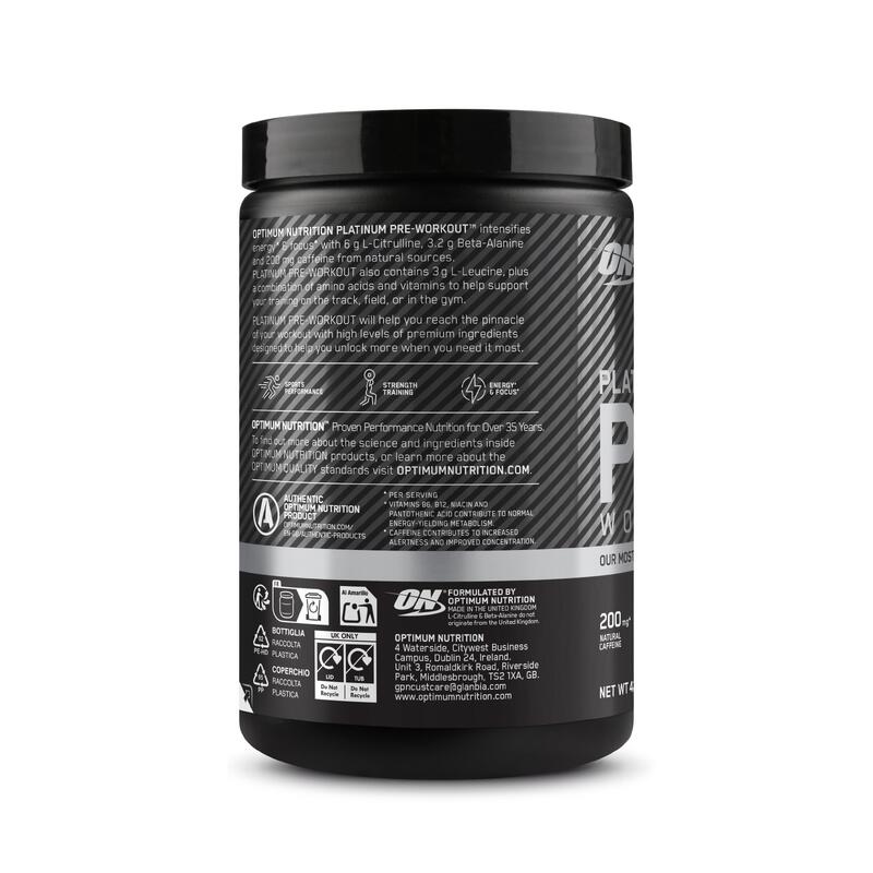 Pudră Pre-workout Fruit Punch, Platinum 420g