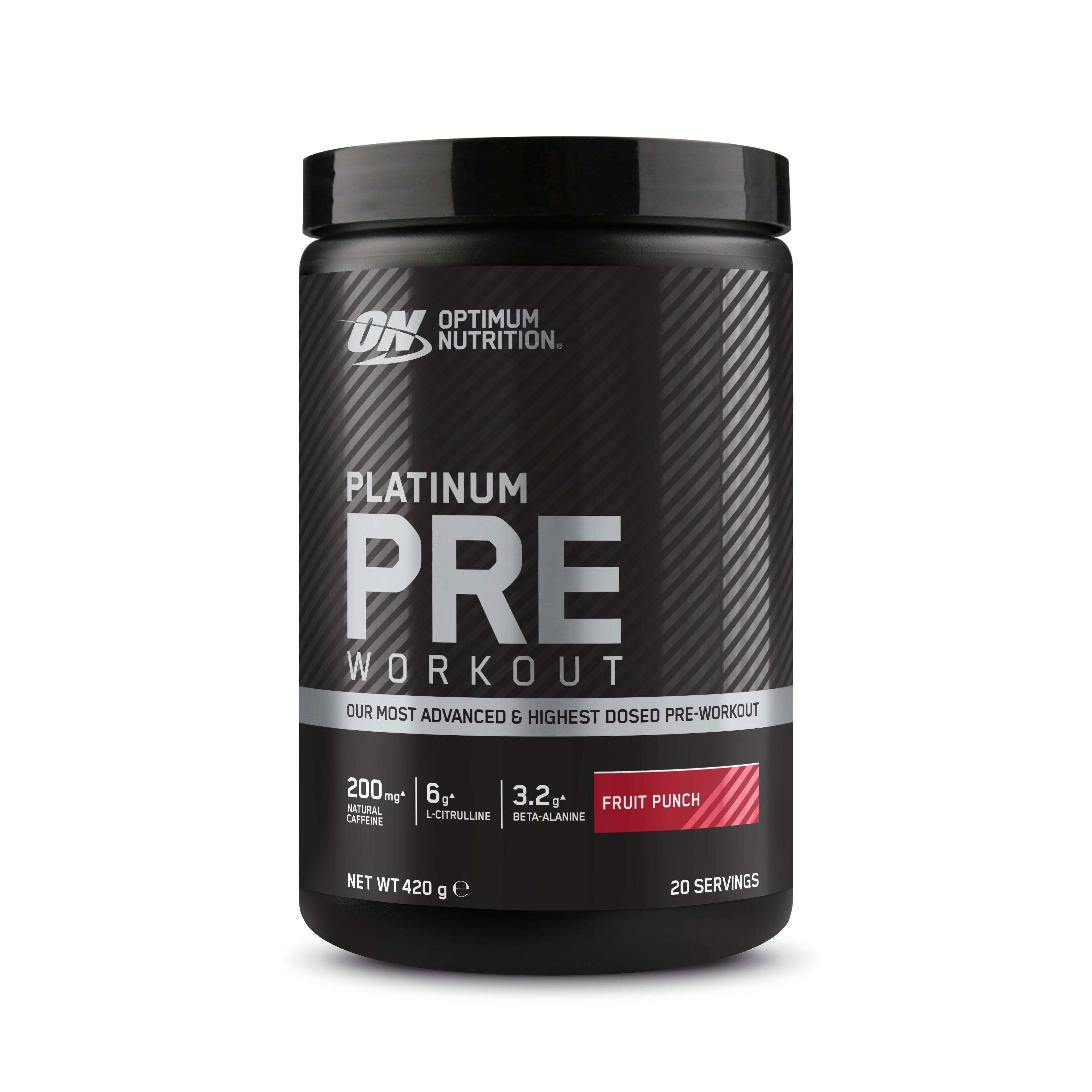 Pudră Pre-workout Fruit Punch, Platinum 420g
