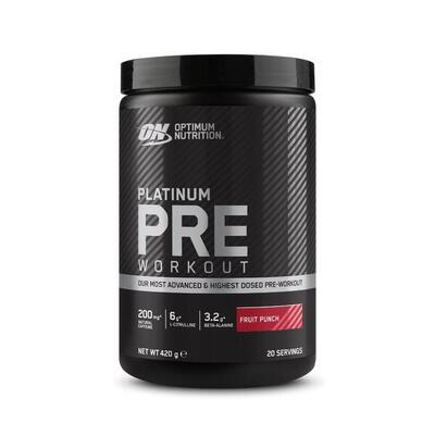 Fruitpunch platinum pre workout 420 gram