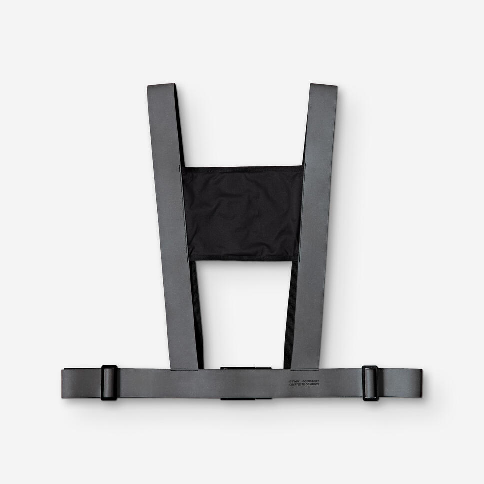 Uprząż na rower miejski Btwin odblaskowa