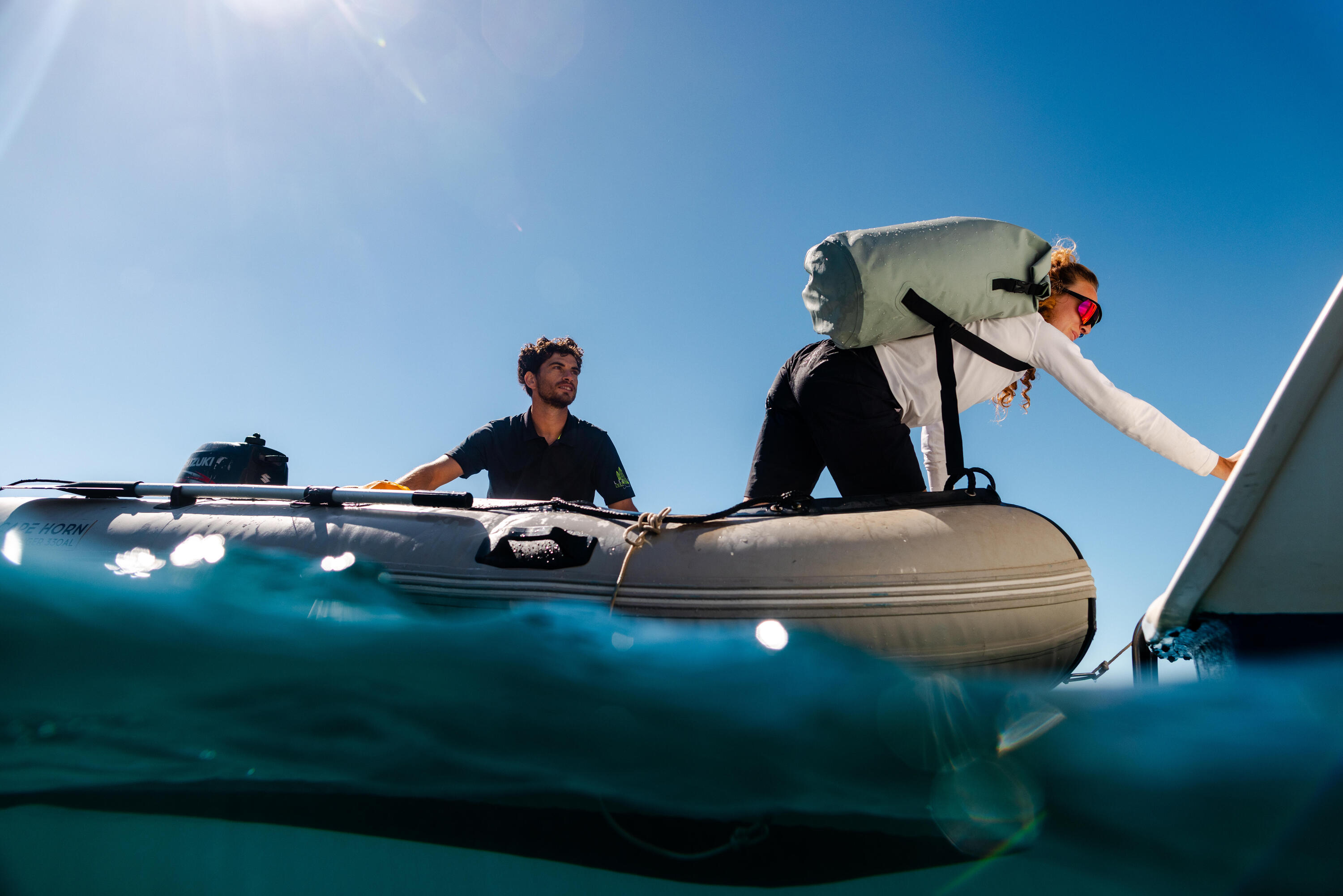 Saco Rolo-Tubo de Stand Up Paddle Estanque 40 L Caqui 6/7