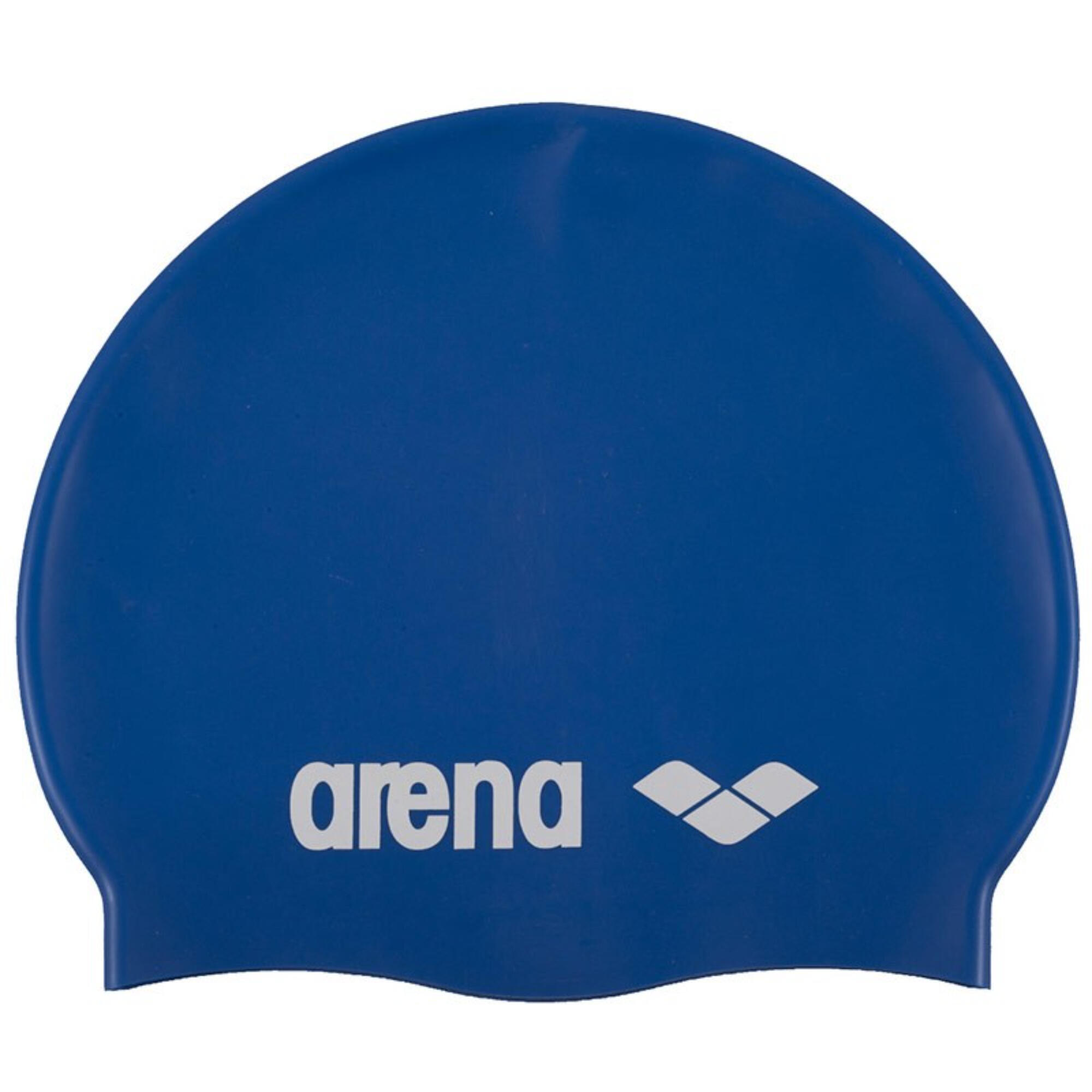 Arena Classic Silicone Junior Swim Cap - Blue