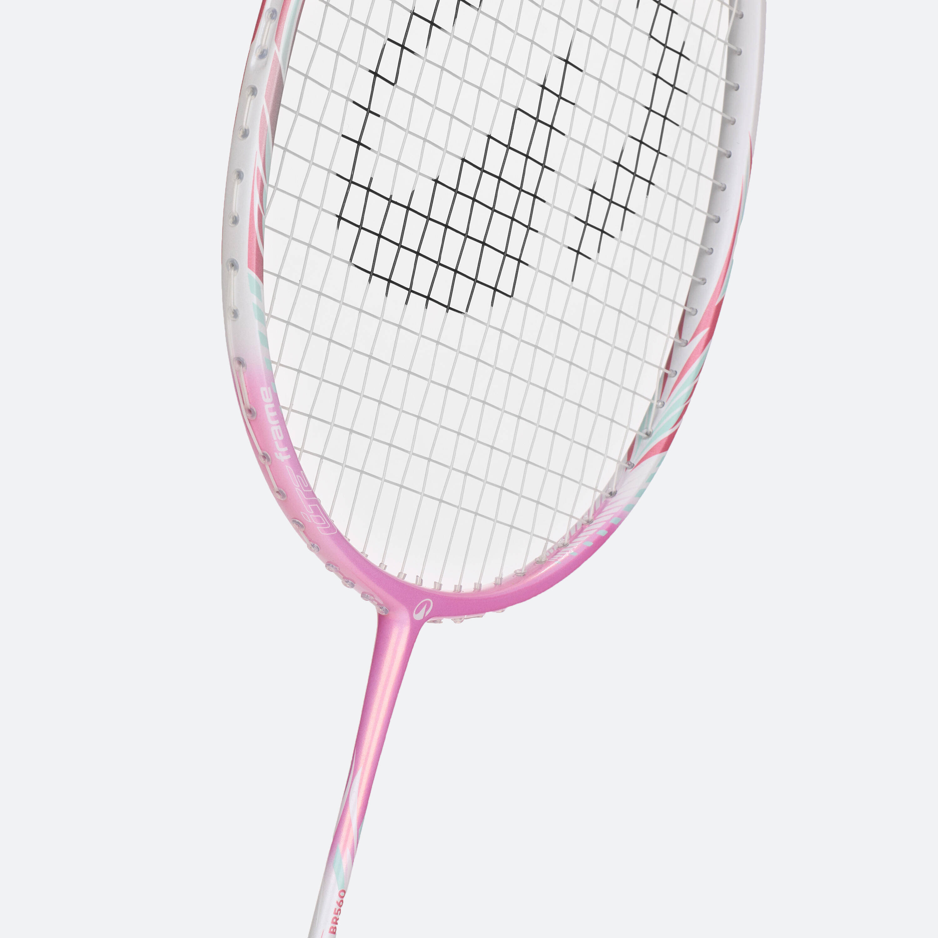 ADULT BADMINTON RACKET BR 560 LITE  PINK -  4