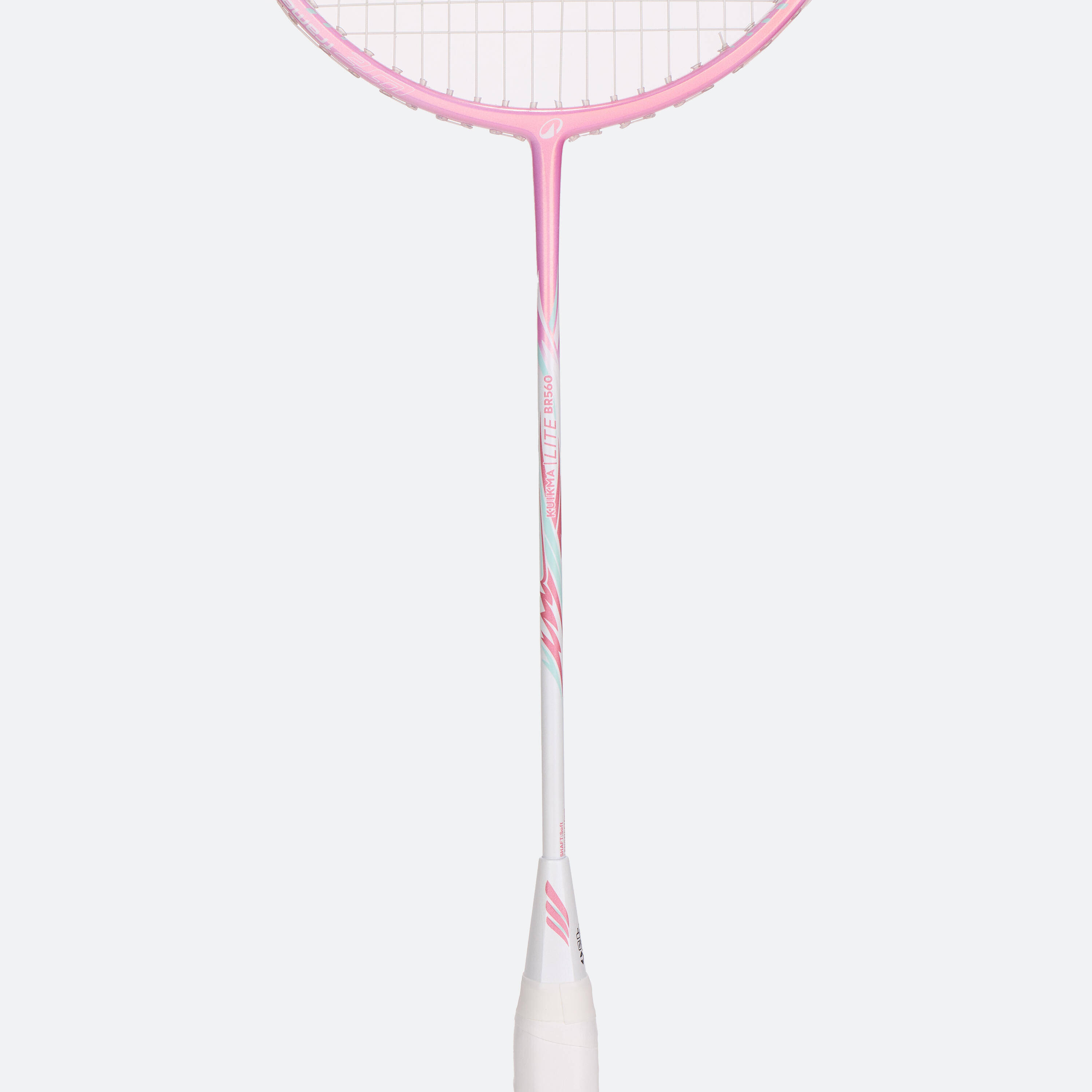 ADULT BADMINTON RACKET BR 560 LITE  PINK -  3