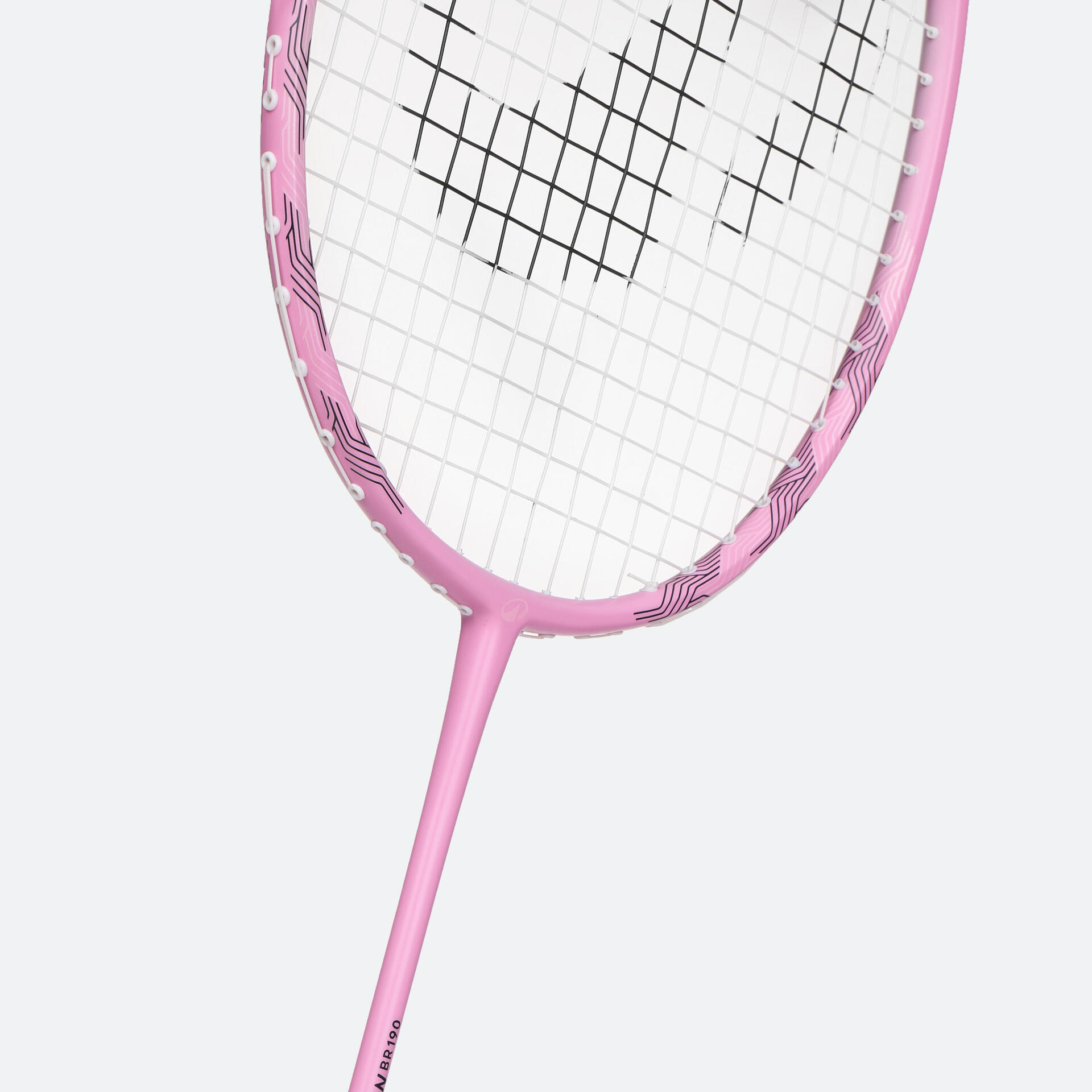 Pink Badmiton Racket ADULT BADMINTON RACKET BR SENSATION 190 PINK