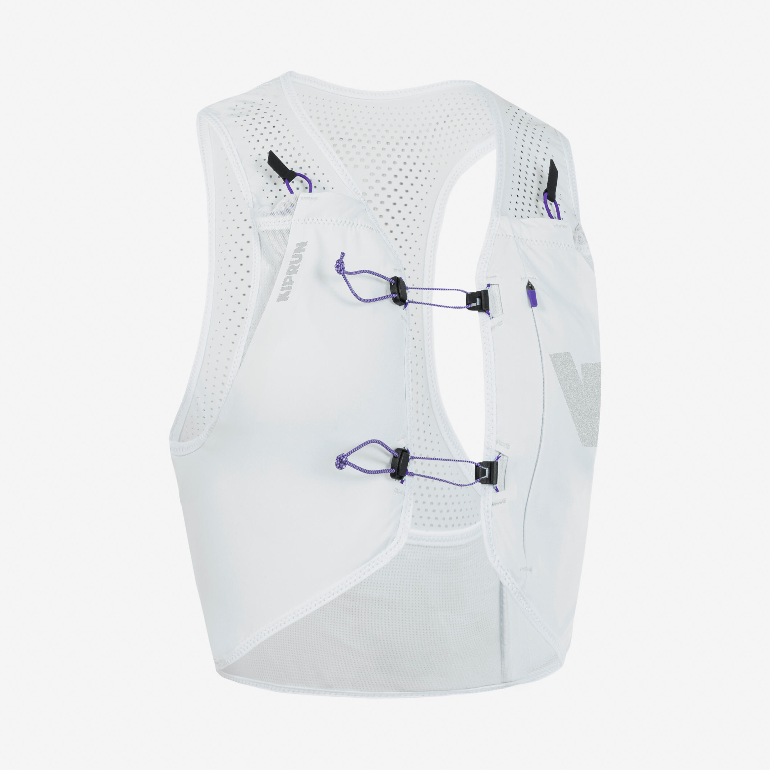Hydration vest 3L running competition, Kiprun 900 RACE white and yellow