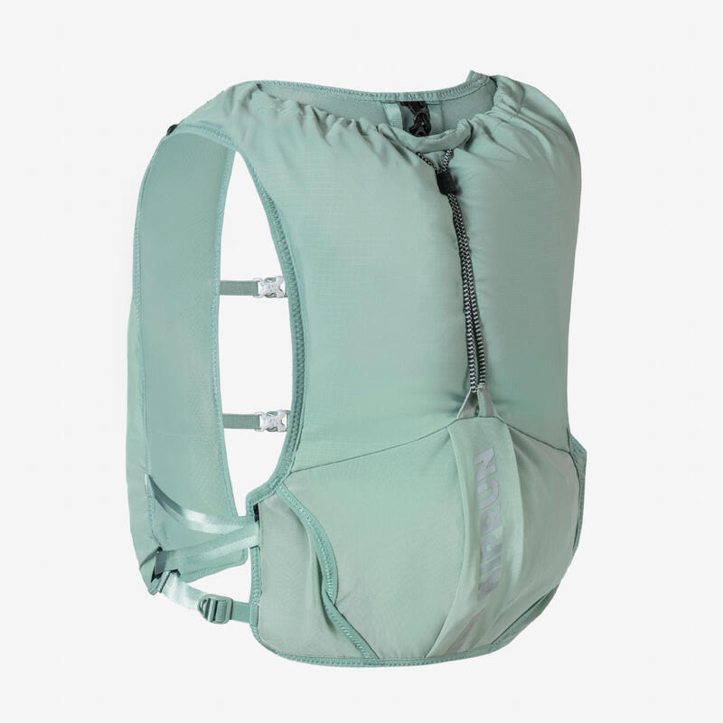 Rucsac de alergare + rezervor de apă 1L inclus - KIPRUN 500 5L VERDE Unisex