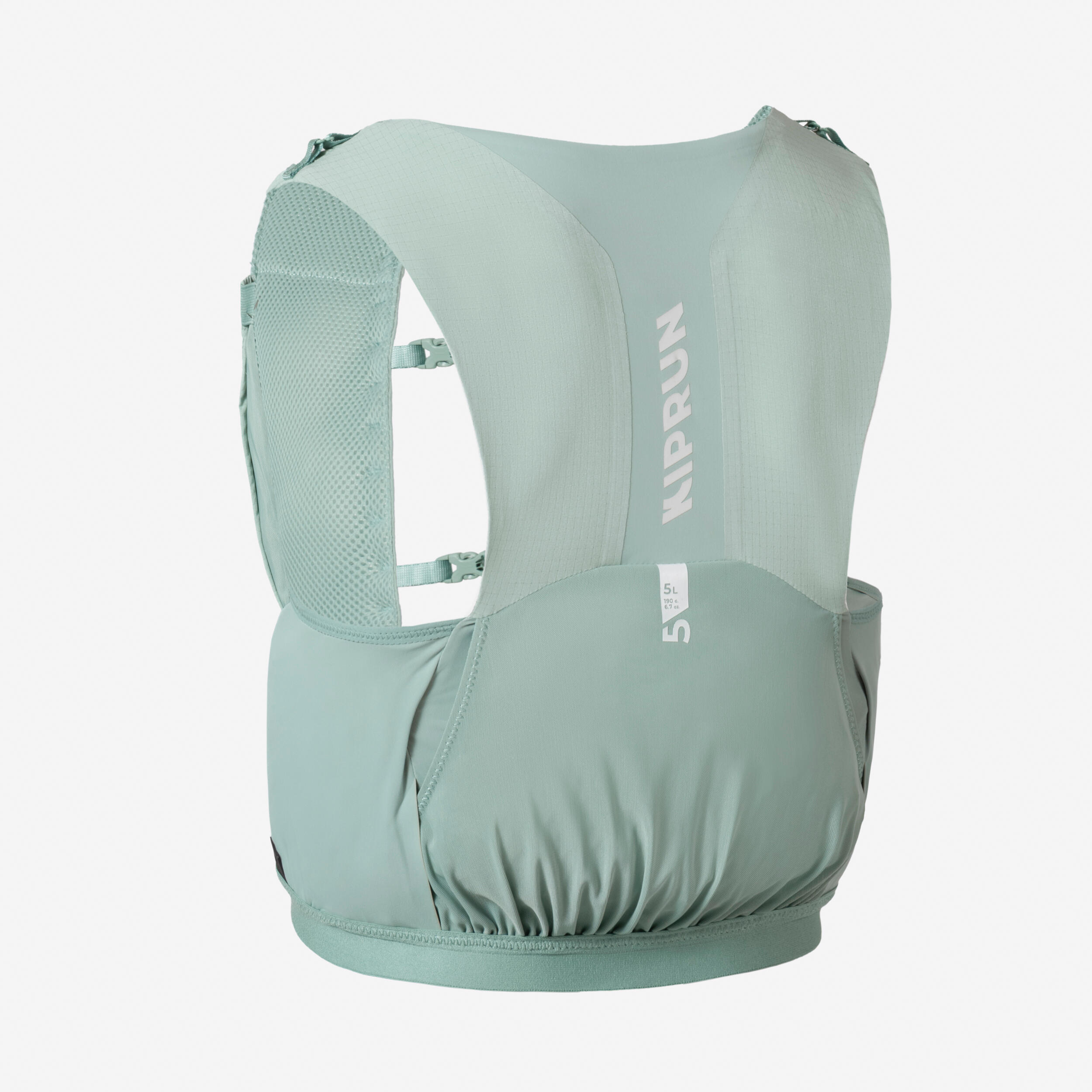 Chaleco Trail Running competición Kiprun 900 5L portabidones Unisex - verde 9/12