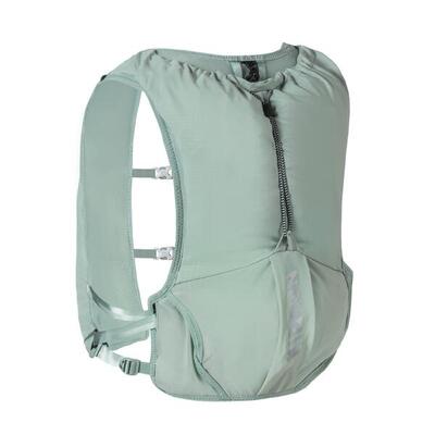 Zaino trail 5L con sacca d'acqua 1L verde