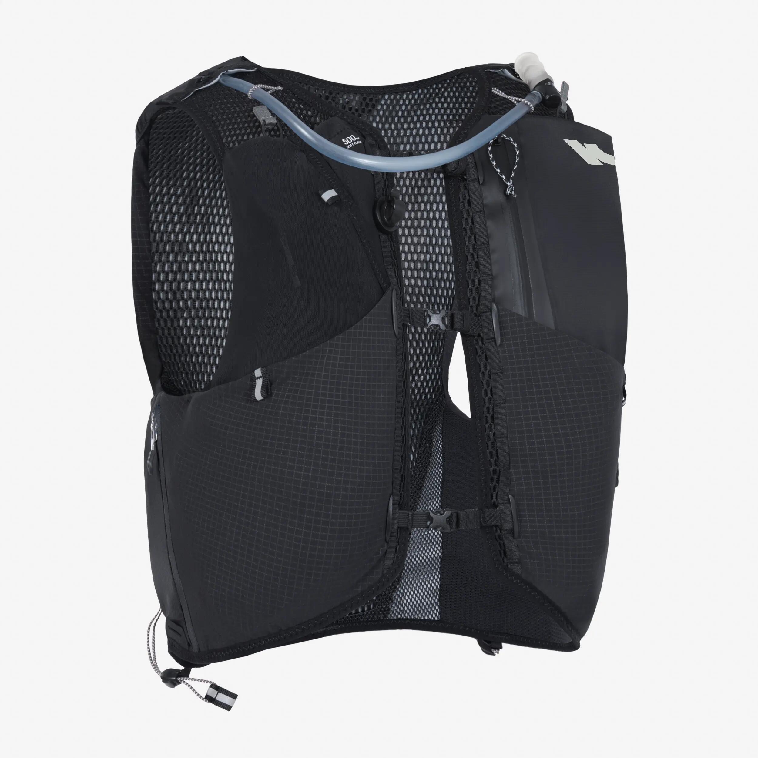 Rucsac trail și alergare unisex + rezervor de apă 2L inclus - KIPRUN 900 15L GRI 11/18
