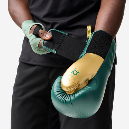 Рукавиці боксерські з монолітної піни зелені