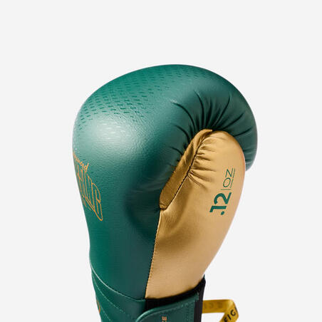 Рукавиці боксерські з монолітної піни зелені