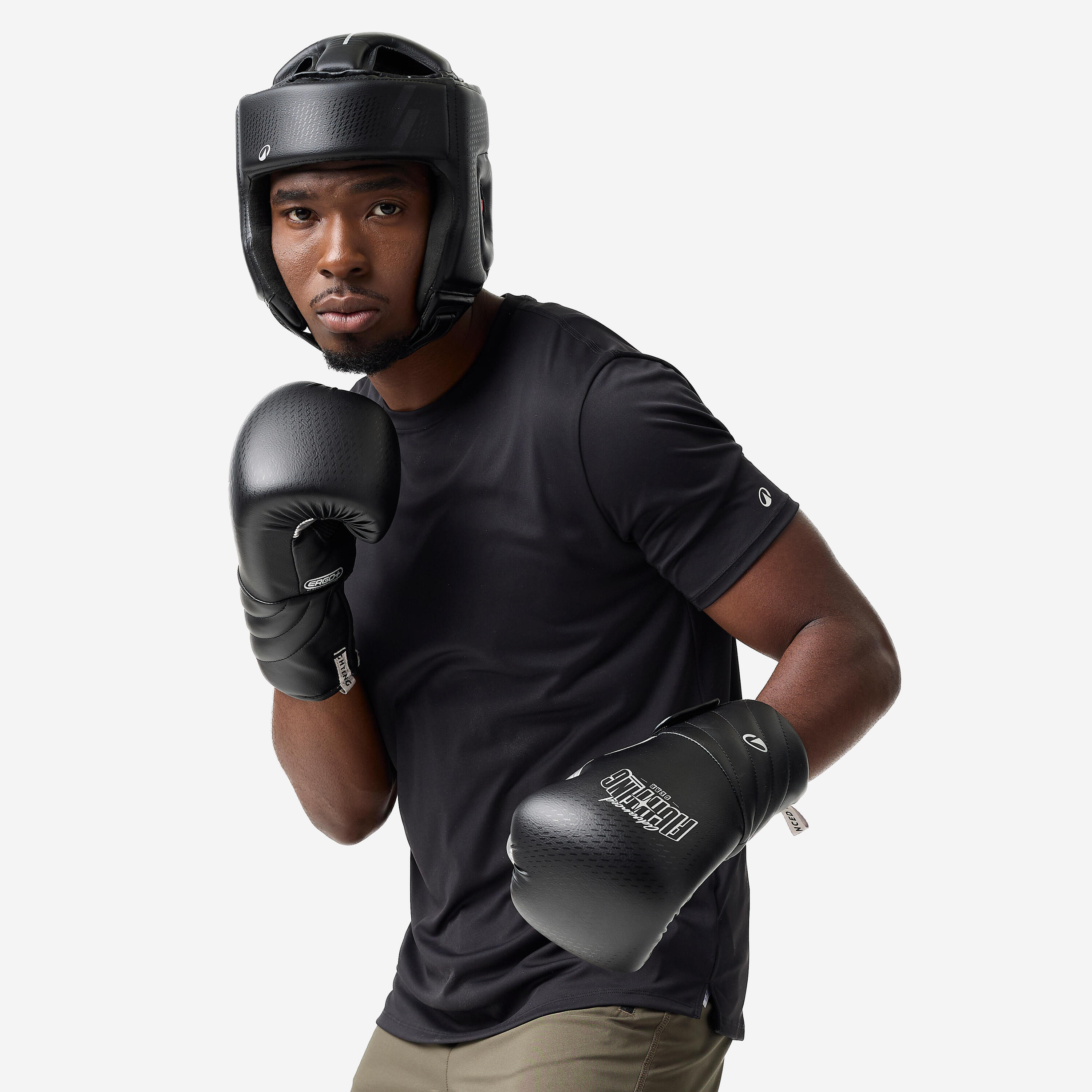 Casque de boxe ouvert 7/8