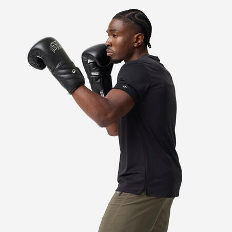 Рукавиці боксерські з монолітної піни чорні