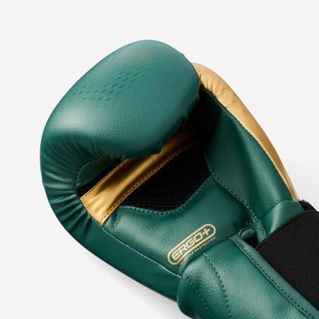 Рукавиці боксерські з монолітної піни зелені
