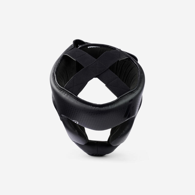 Cască de box completă, adulți, negru