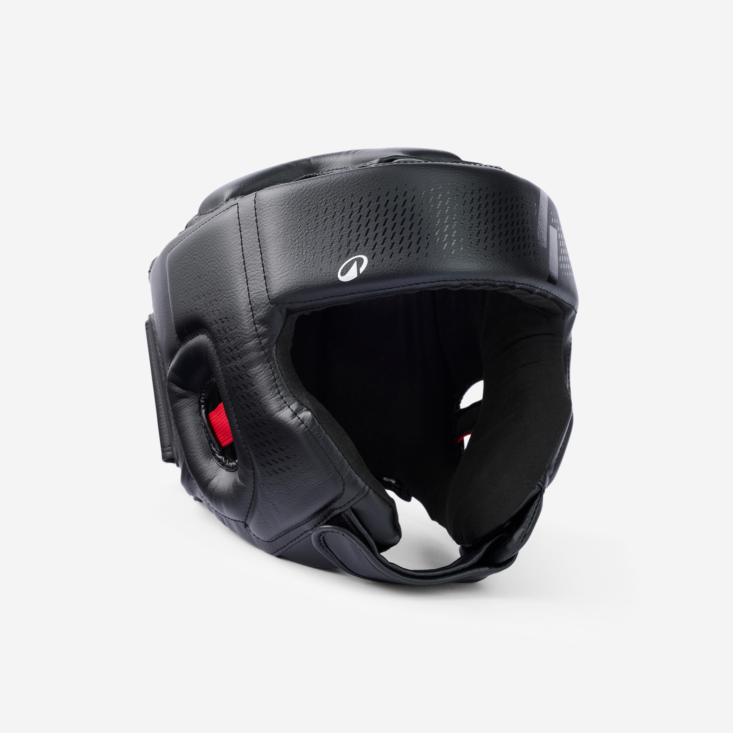 Adult Open Face Headguard - Black