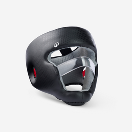 Casque de boxe adulte avec barre de protection nasale