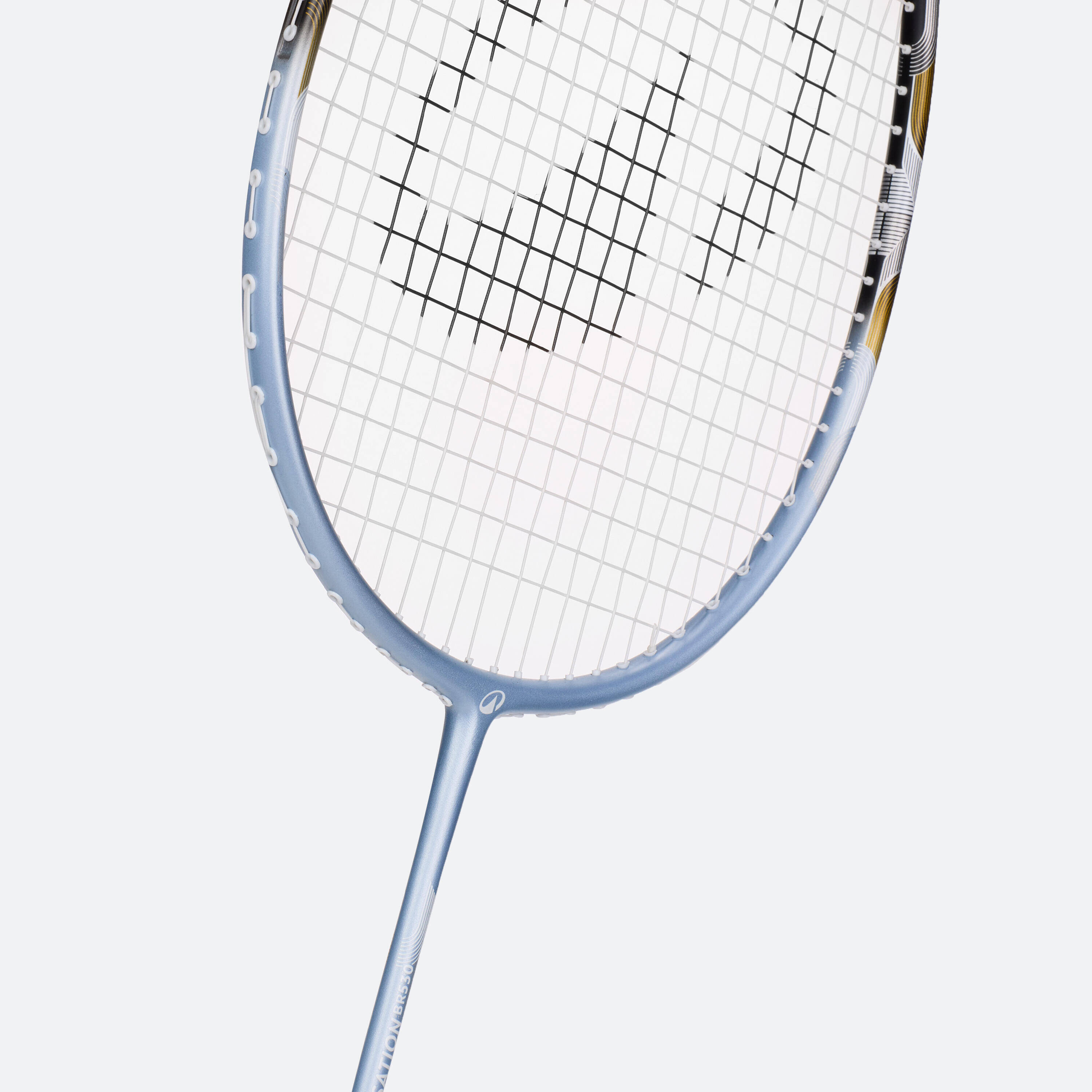 ADULT BADMINTON RACKET BR SENSATION 530 BLACK -  4