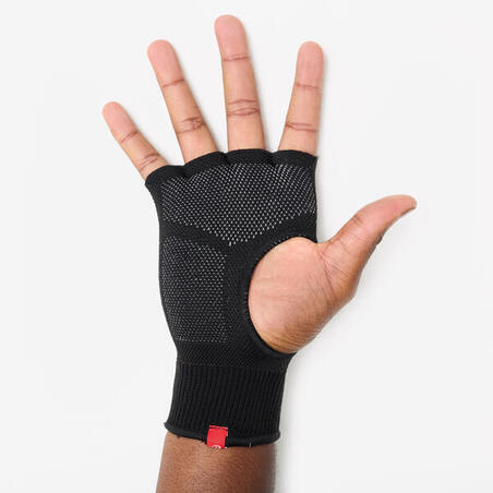 Внутрішні рукавиці 100 для боксу чорні