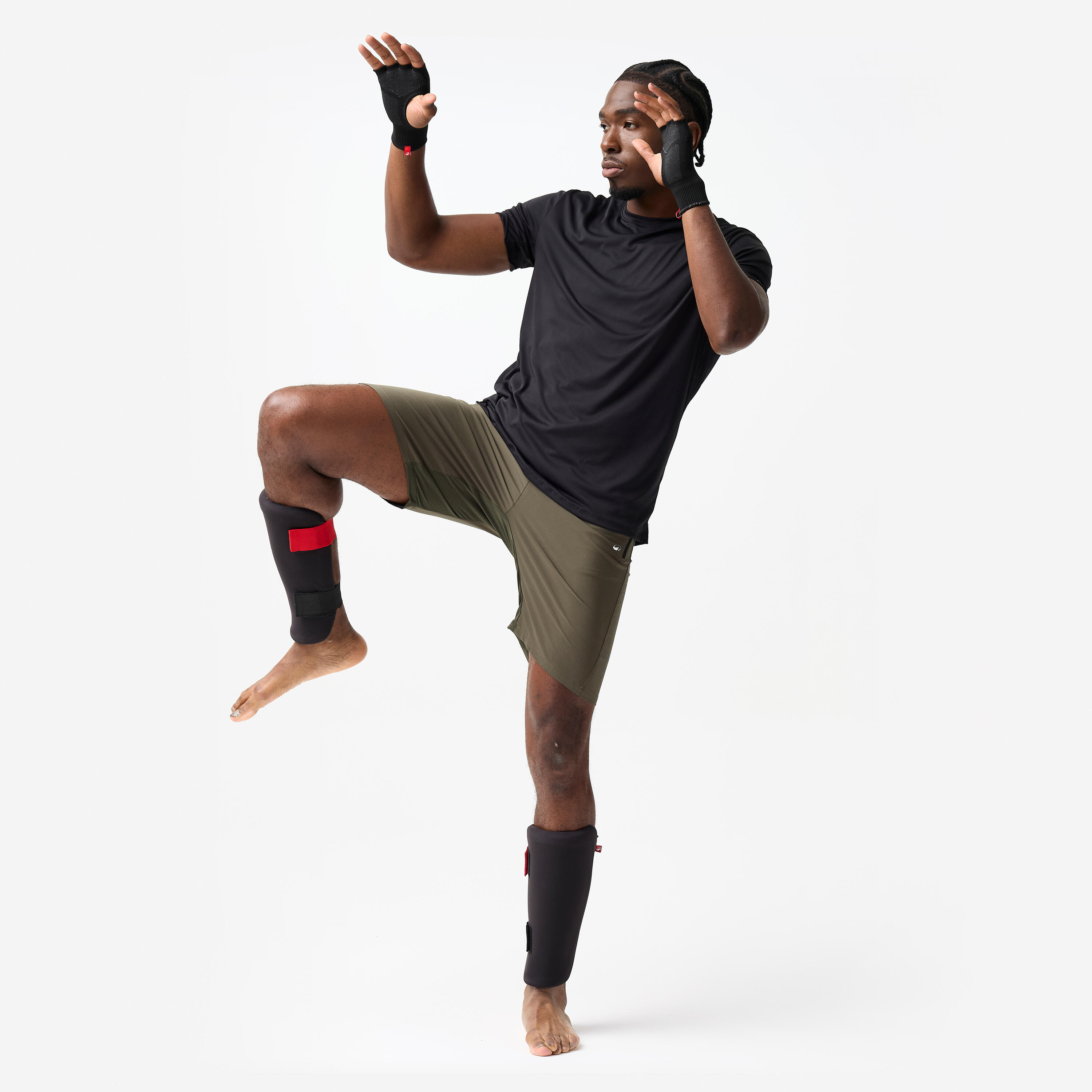 Sous-gants de boxe - 100 noir 4/4