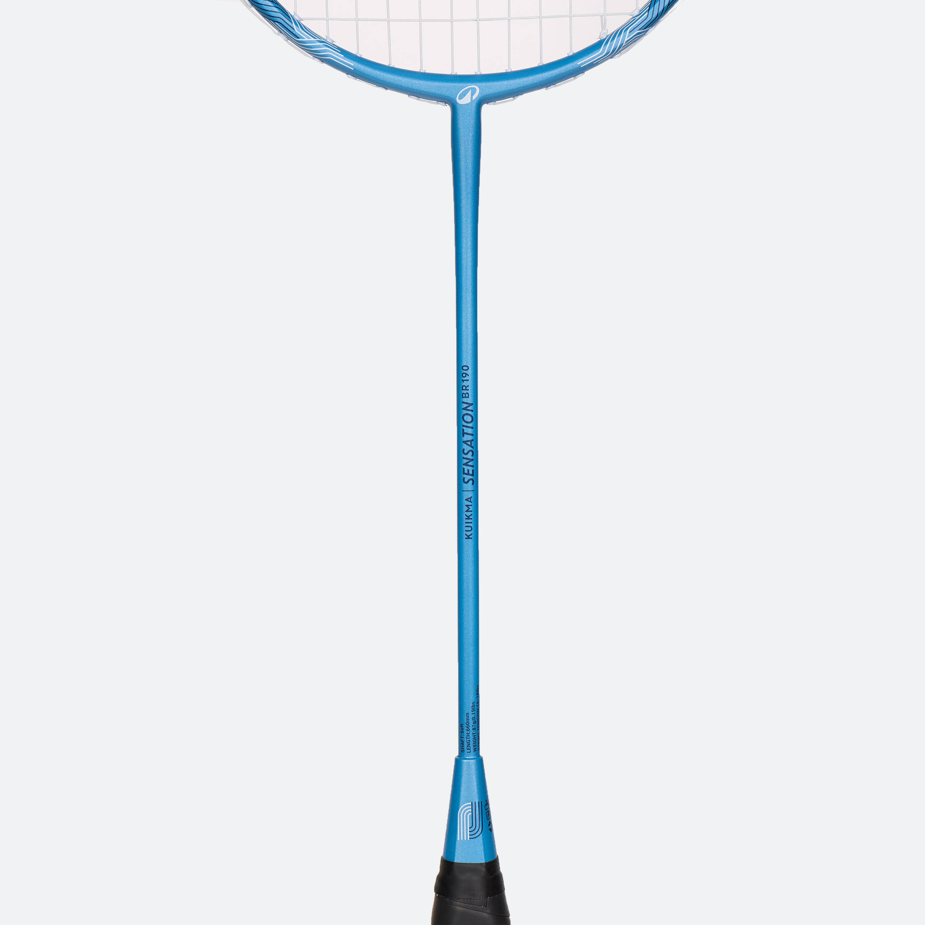 ADULT BADMINTON RACKET BR SENSATION 190 BLUE -  3