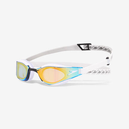 Gafas Natación Speedo Hyper Elite Blanco-Azul Competición