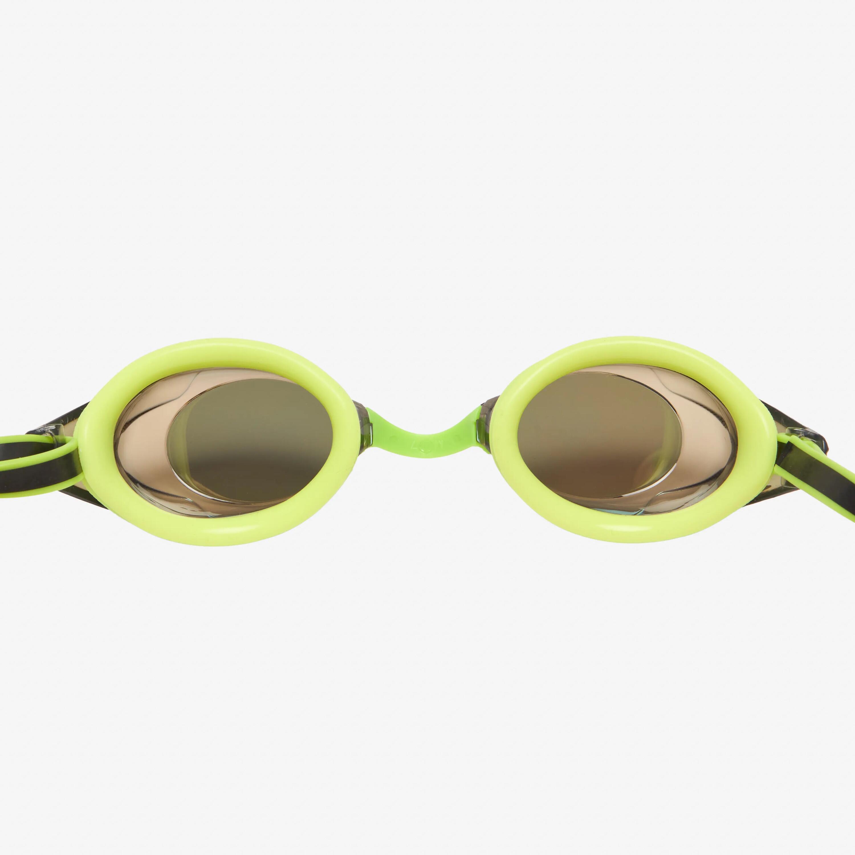 Occhialini piscina SPEEDO VANQUISHER 3.0 specchiati gialli 6/8