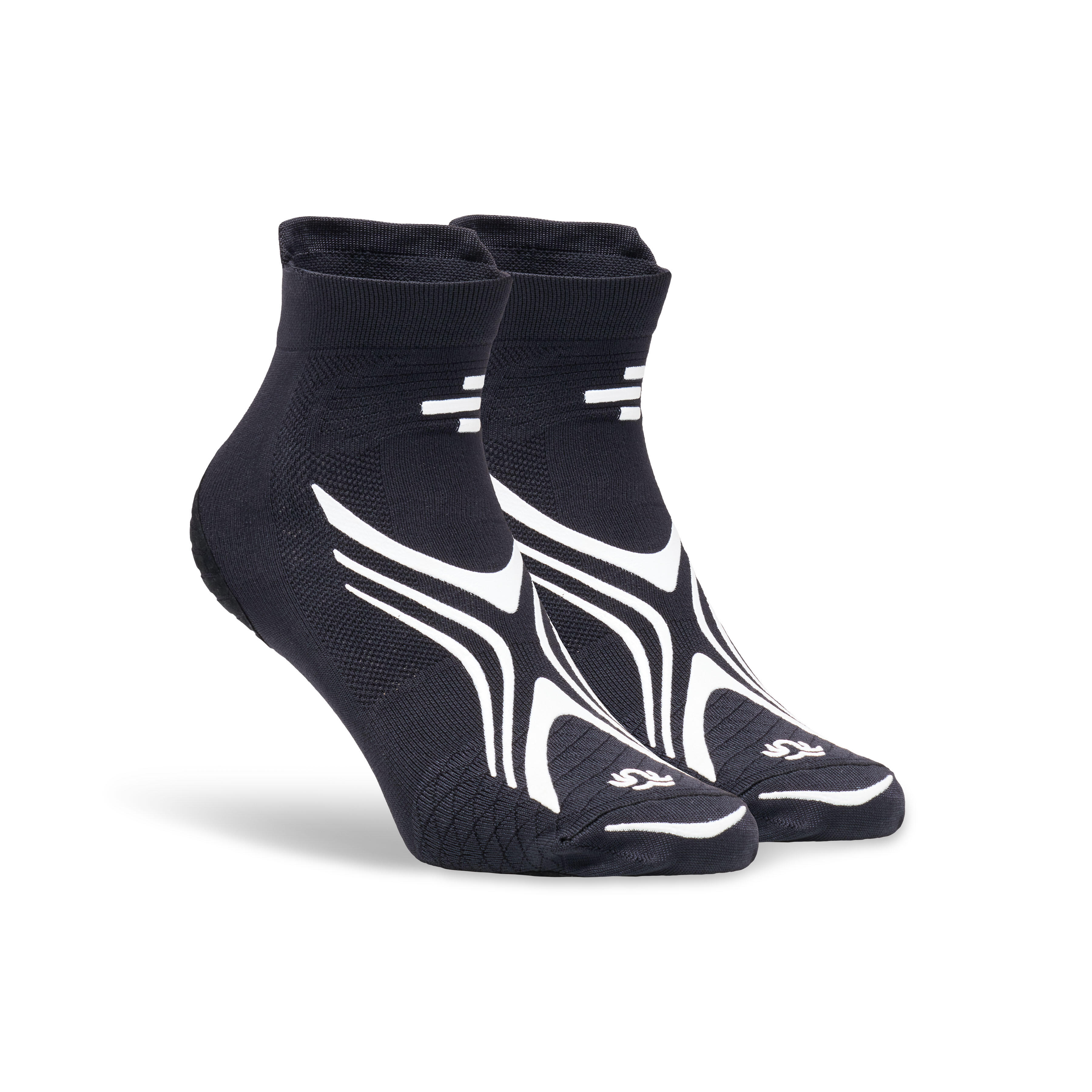 Chaussettes de piscine R-evenge, noir blanc