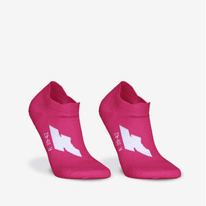 Pack 2 pares de Calcetines Running Invisibles finos 500 - rosa