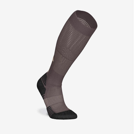 Calze compressive running 500 nero-giallo